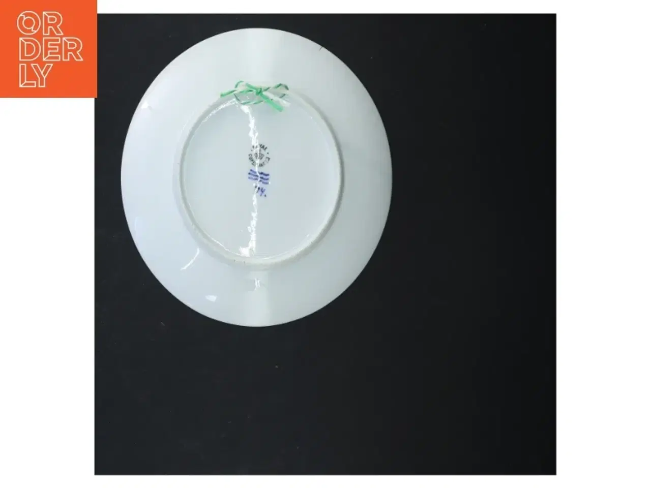 Billede 3 - Porcelænsplatte Vordingborg 1901 fra Royal Copenhagen (str. Ø 20 cm)