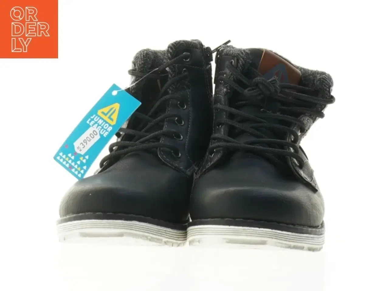 Billede 3 - Sorte vinterstøvler til børn (str. 34)