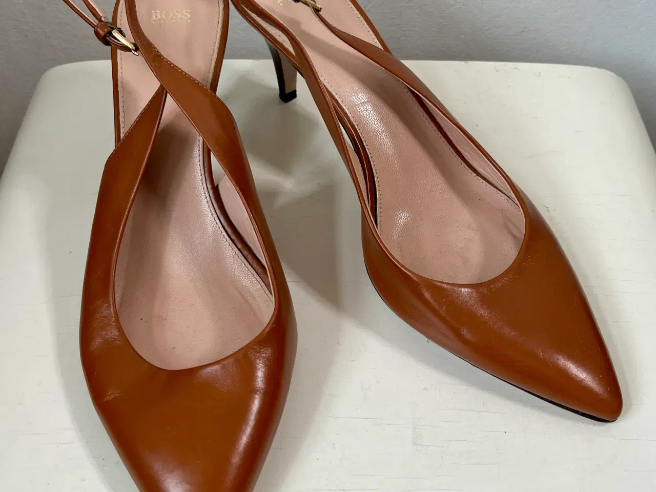 Billede 1 - Hugo Boss, stiletter/slingbacks, str 39,5