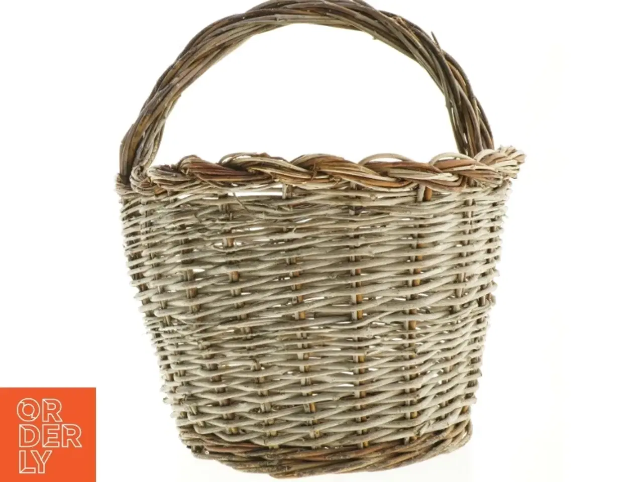 Billede 1 - Flettet kurv (str. 36 cm. 25 cm)