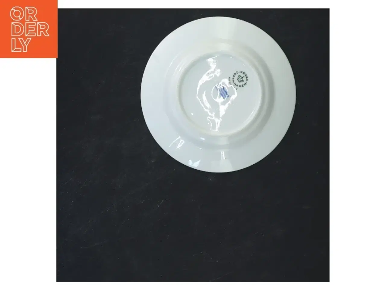 Billede 3 - Porcelæns desserttallerken med dekorativt motiv fra Royal Copenhagen (str. Ø 13 cm)
