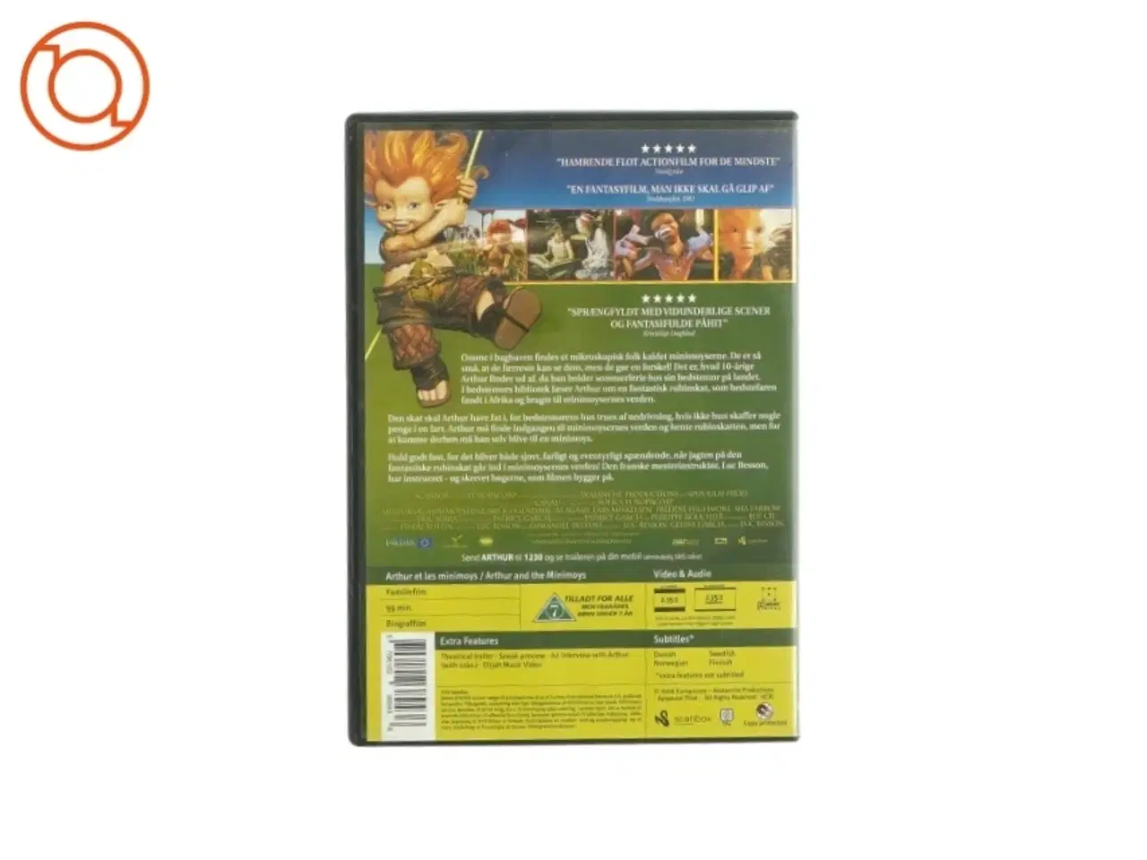 Billede 2 - Arthur og minimoyserne (DVD)