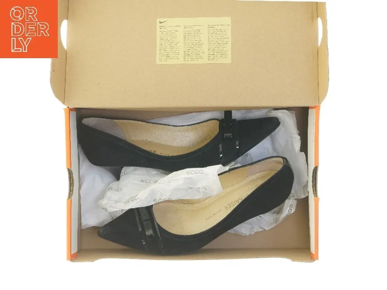 Billede 6 - Sorte kittede hæle (størrelse 39) fra Peter Kaiser (str. 39 )