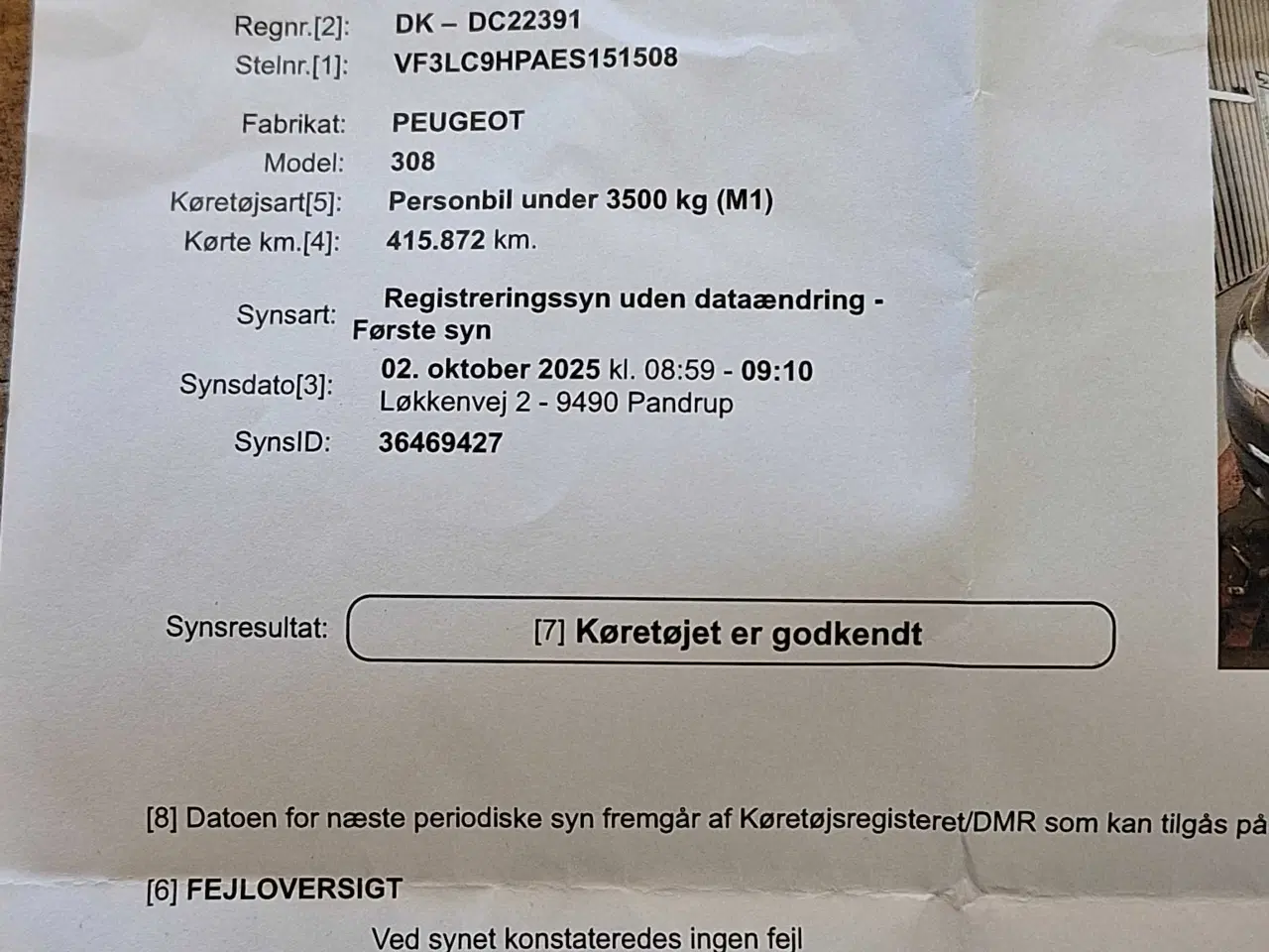 Billede 12 - Peugeot 308 1.6 Hdi sw