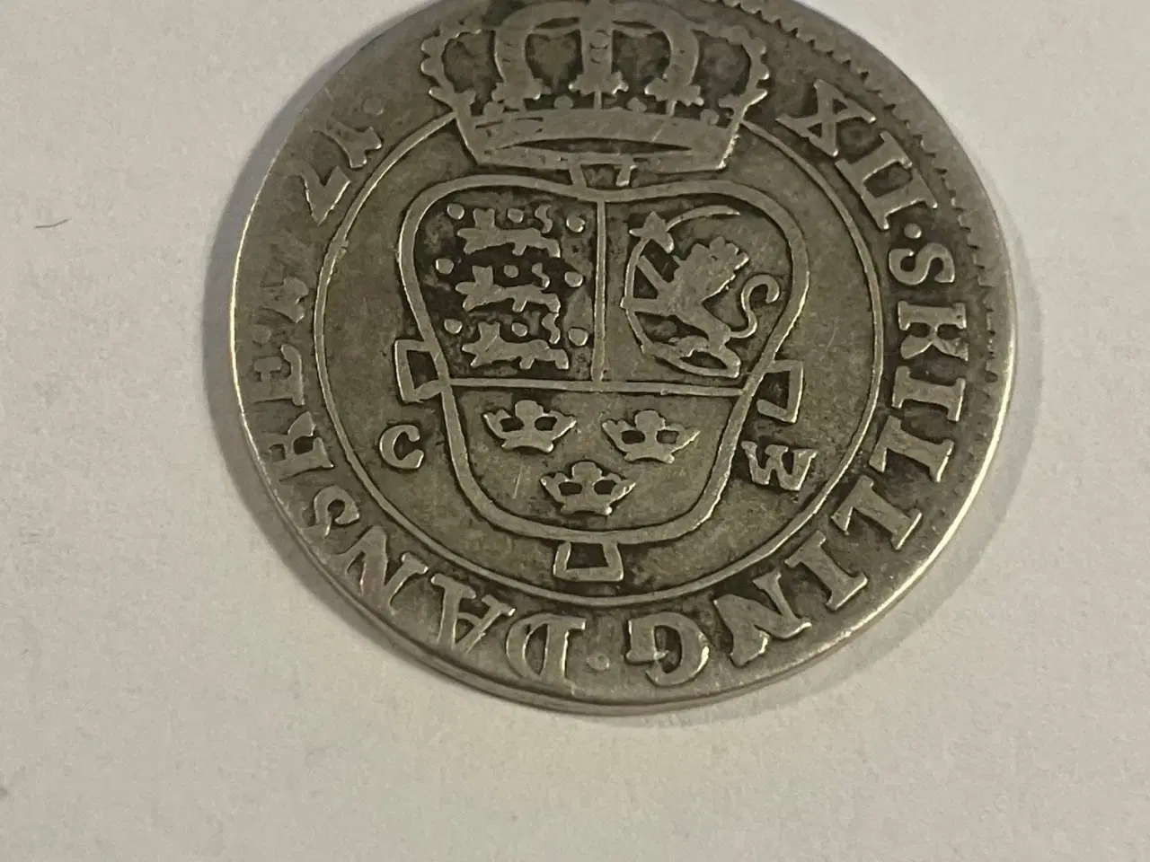 Billede 1 - 12 Skilling 1721 Rendsborg