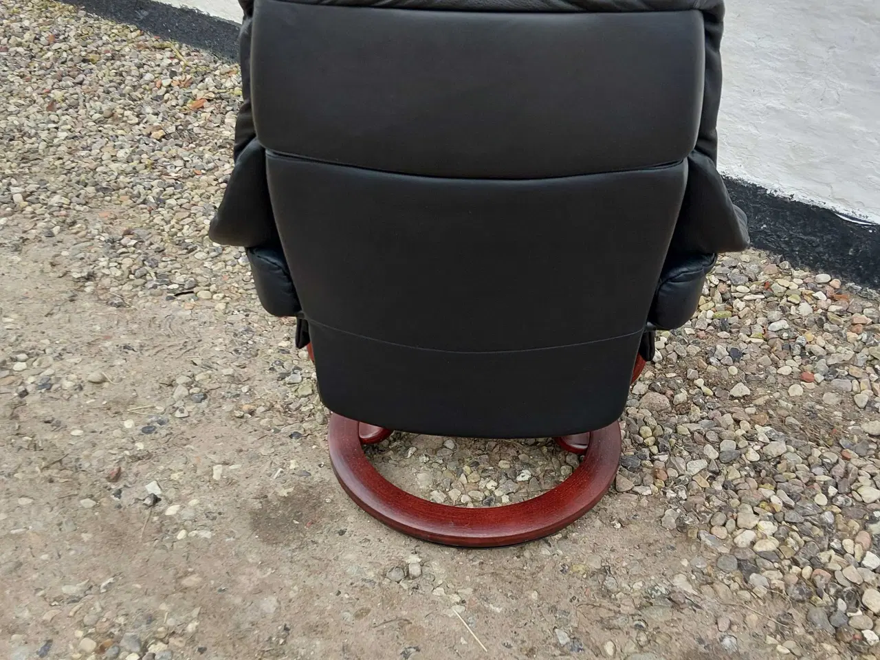 Billede 5 - Stressless Reno læder lænestol I perfekt stand. 