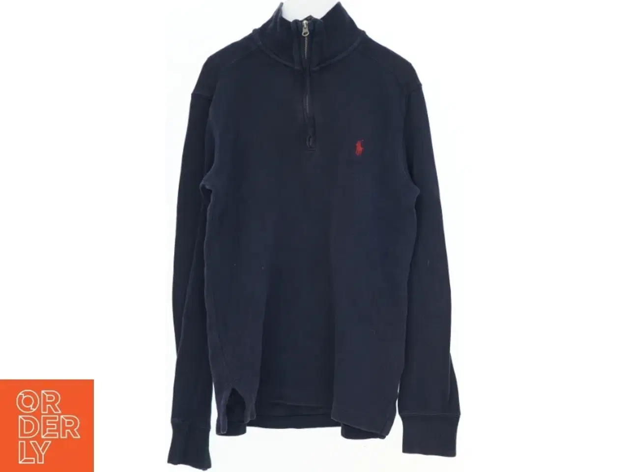 Billede 1 - Mørkeblå sweatshirt med lynlås fra Polo (str. 152)