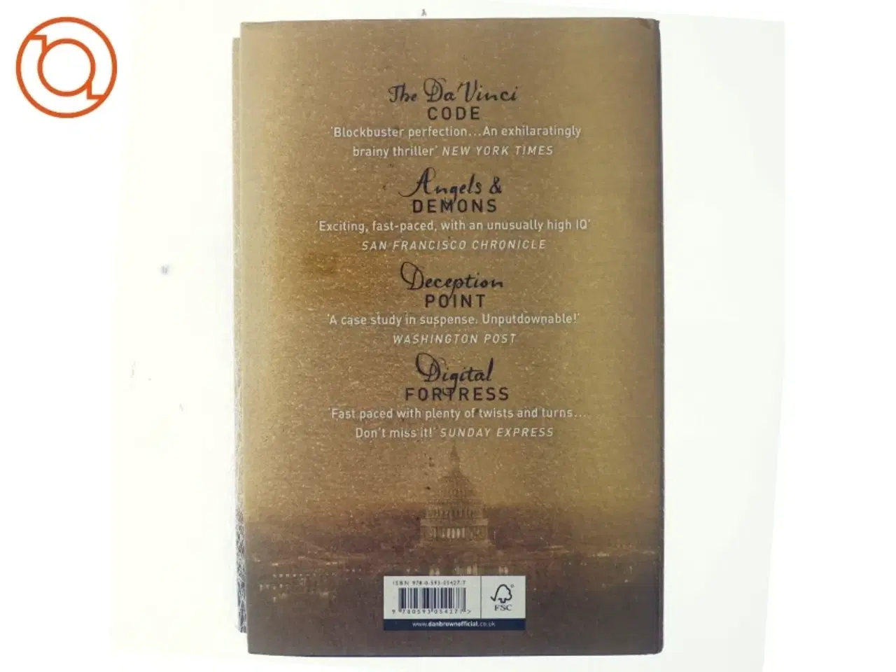 Billede 3 - The lost symbol af Dan Brown (Bog)