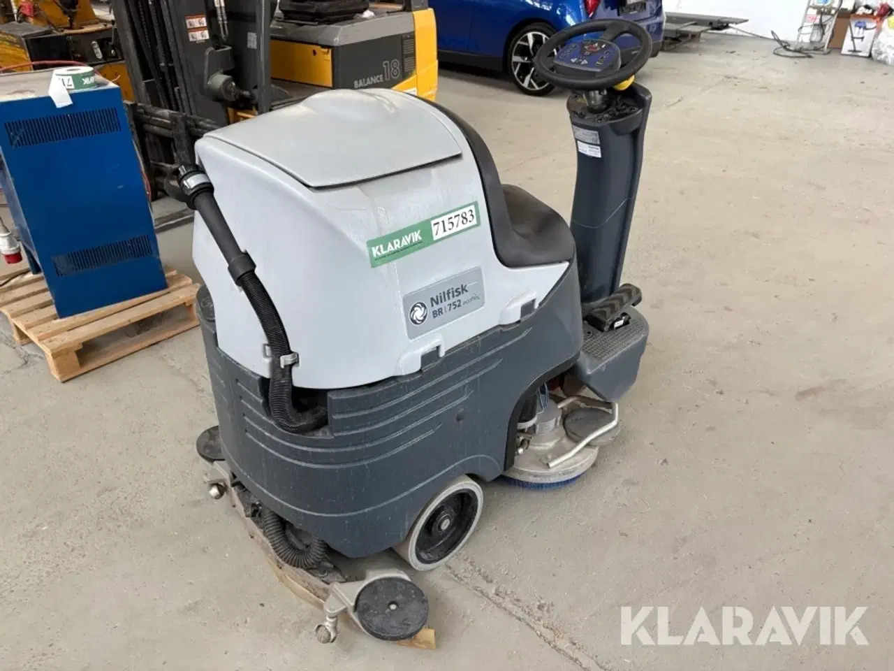 Billede 3 - Gulvvasker Nilfisk BR 752 ride-on scrubber-dryer