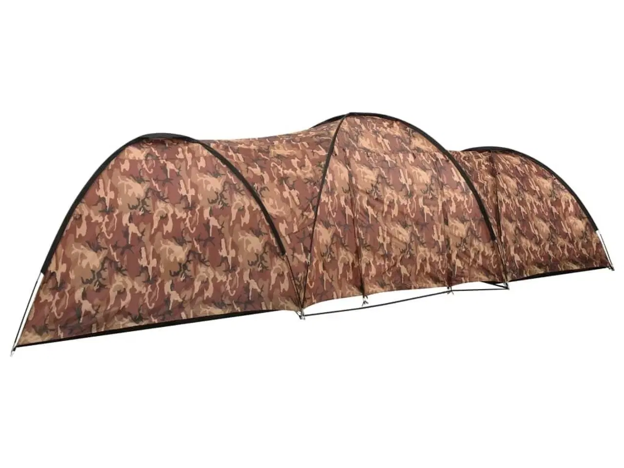 Billede 4 - Iglotelt 650x240x190 cm 8 personer camouflagefarvet