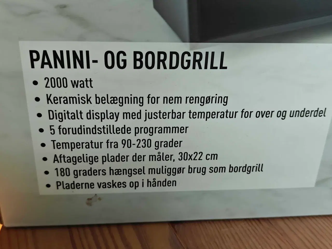 Billede 6 - Cook & Baker panini- og bordgrill
