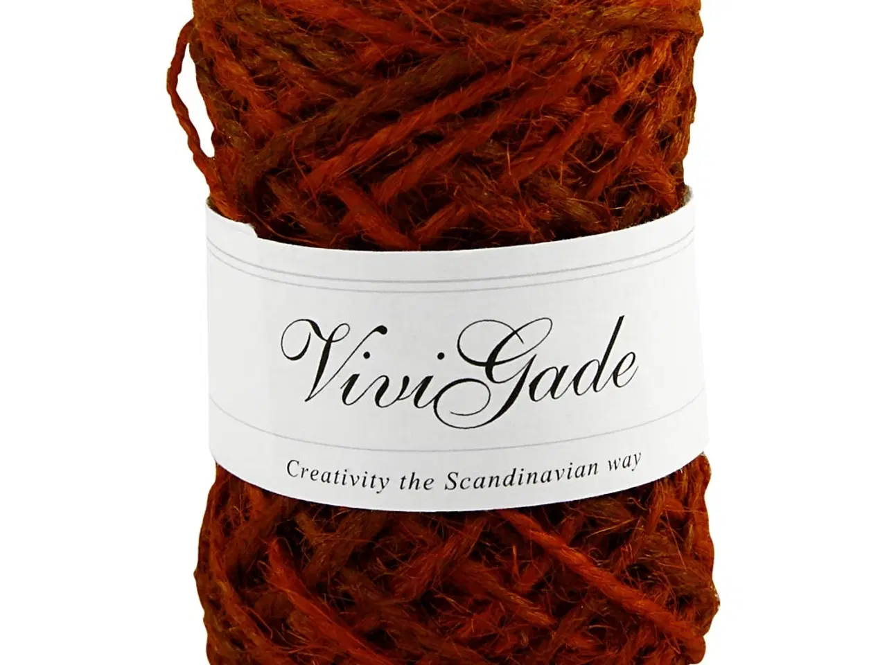 Billede 1 - Rød Naturhamp 1-2 mm, 30m - Ideel til DIY-projekter