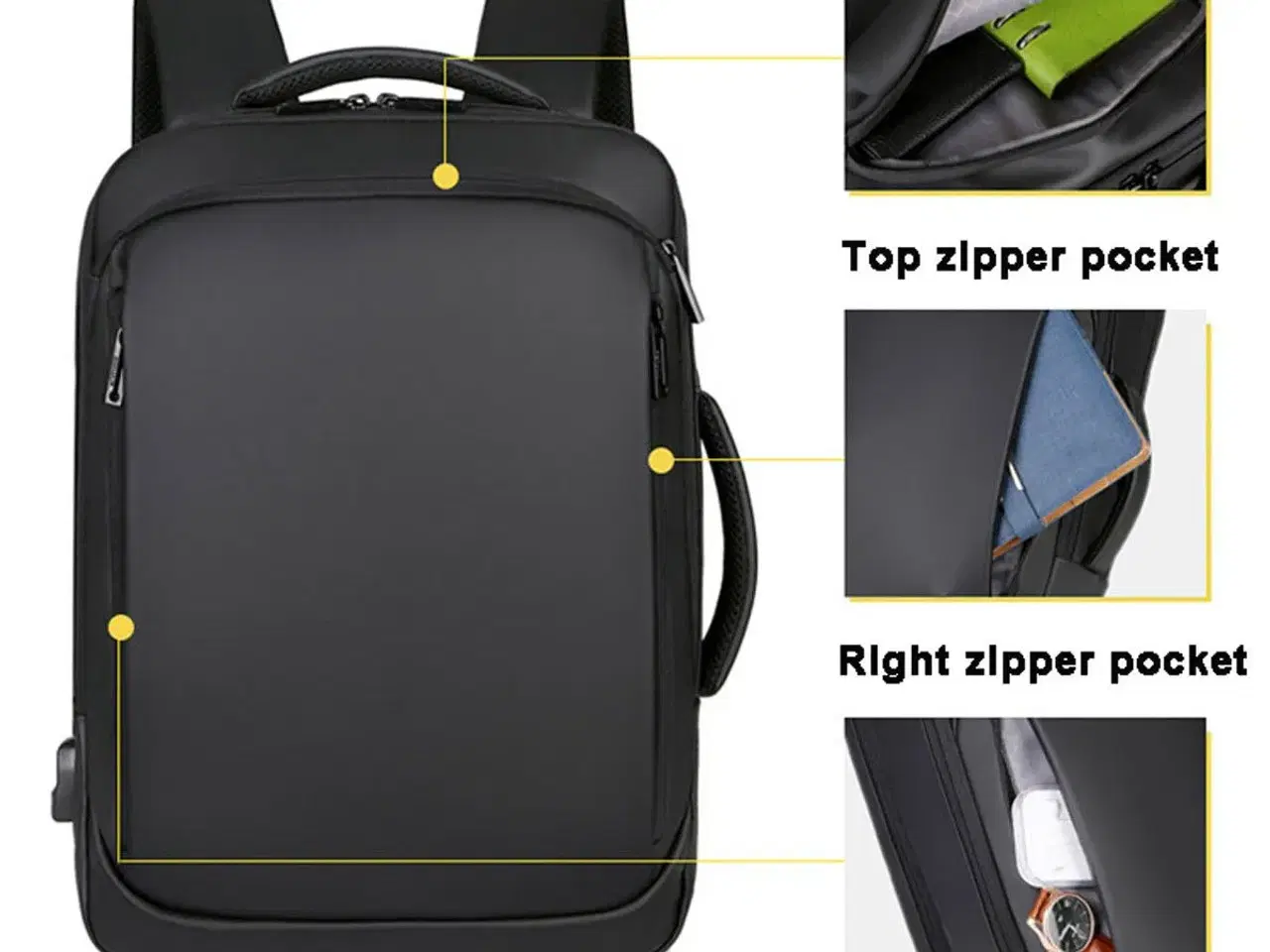 Billede 2 - Ny: Computerrygsæk / laptop taske til bærbar-PC