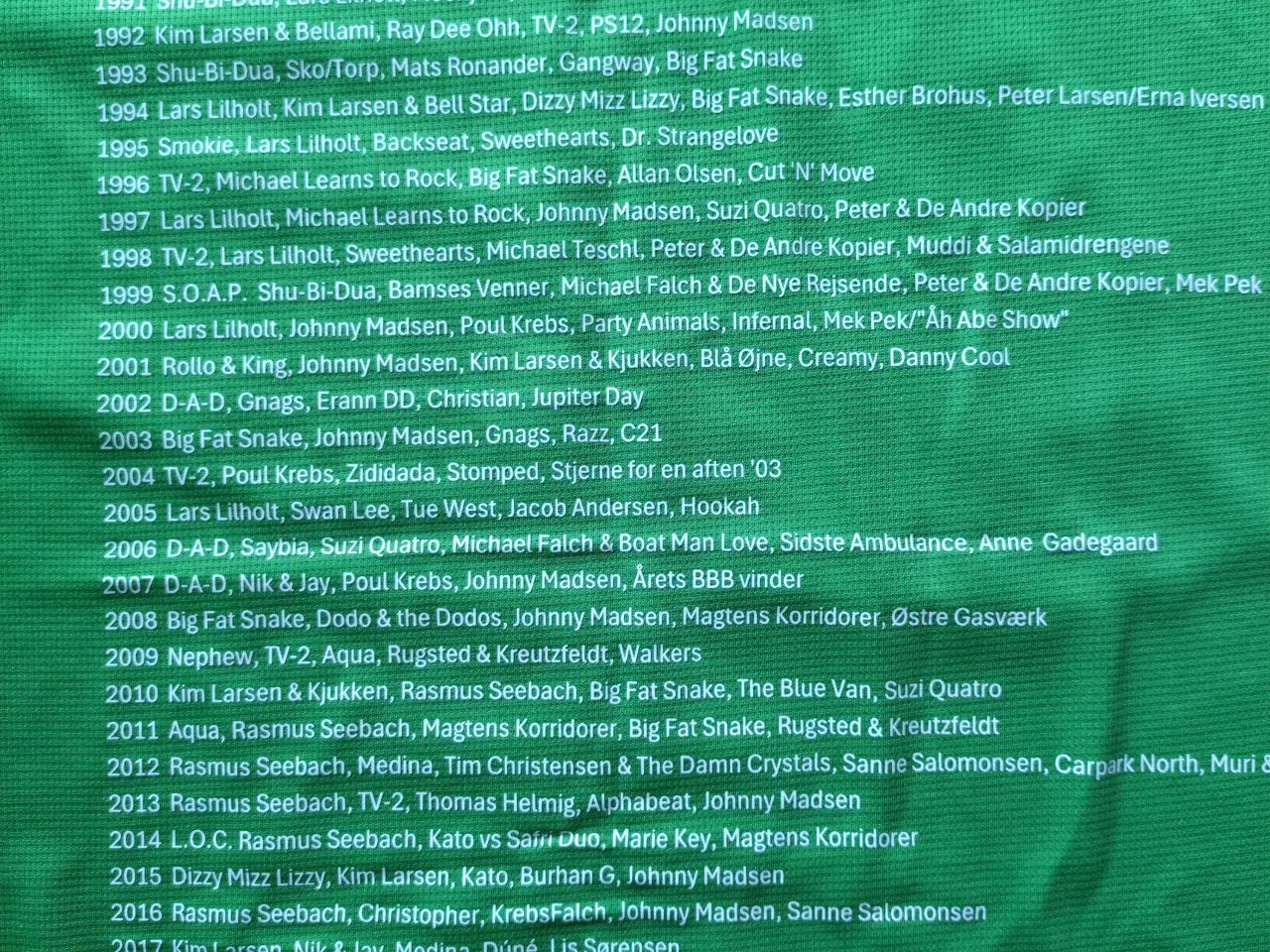 Billede 4 - 40 års jubilæums T-shirt LØKKEN KONCERT 