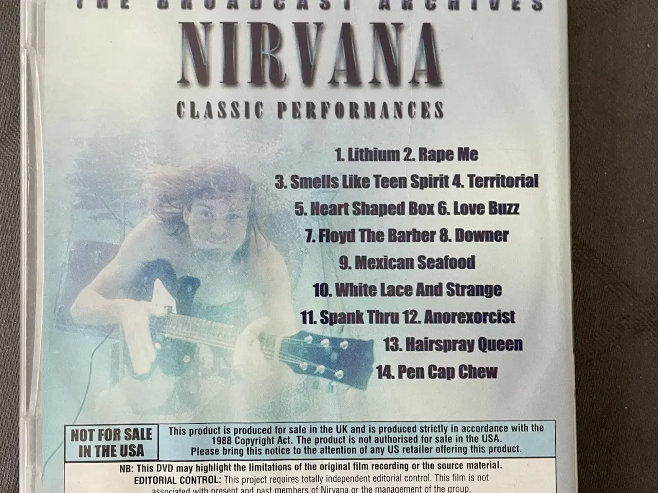 Billede 2 - Nirvana The Broadcast Archives DVD