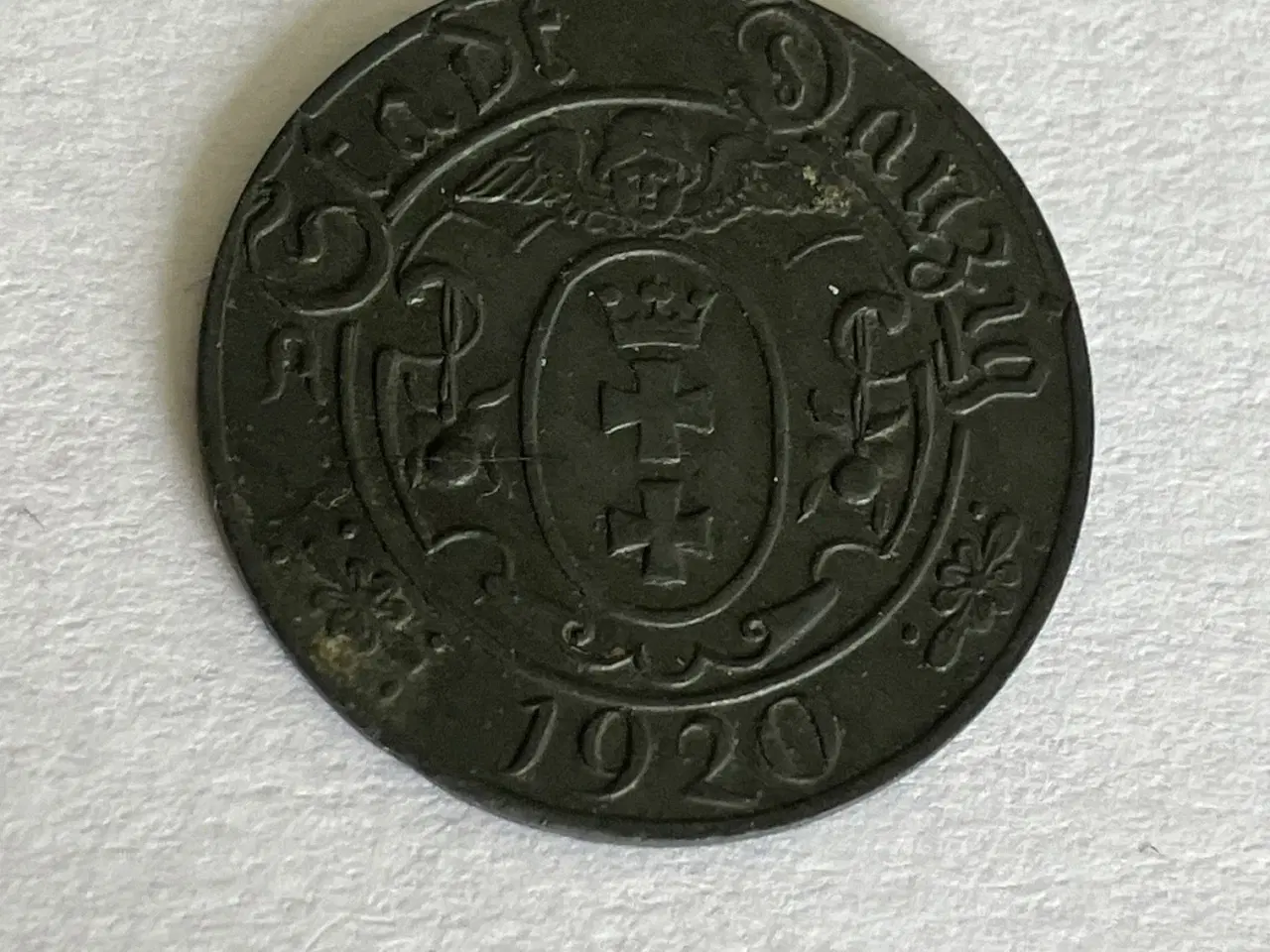 Billede 1 - 10 Pfennig Stadt Danzig 1920 - Rare