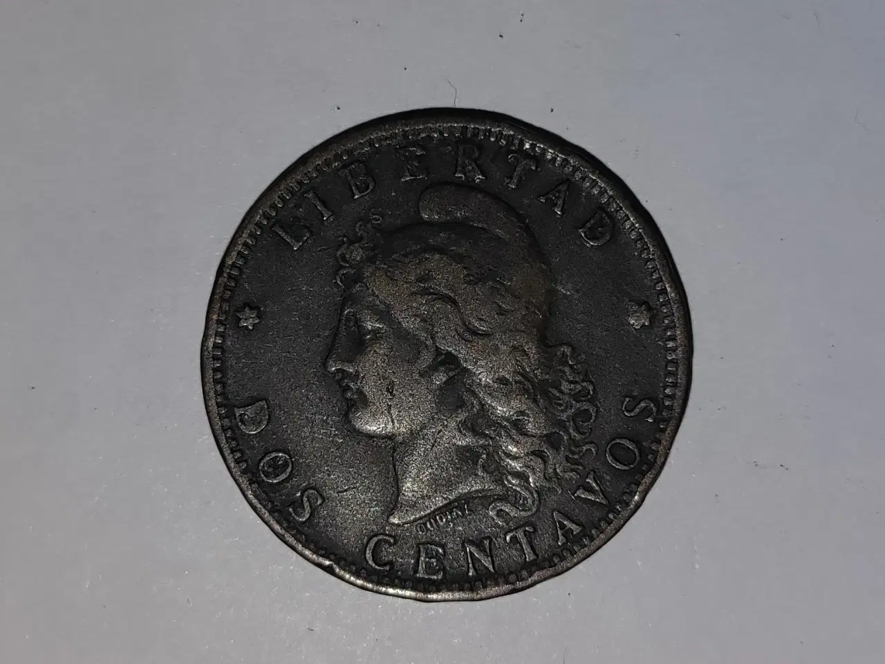 Billede 1 - 2 Centavos Argentina 1890