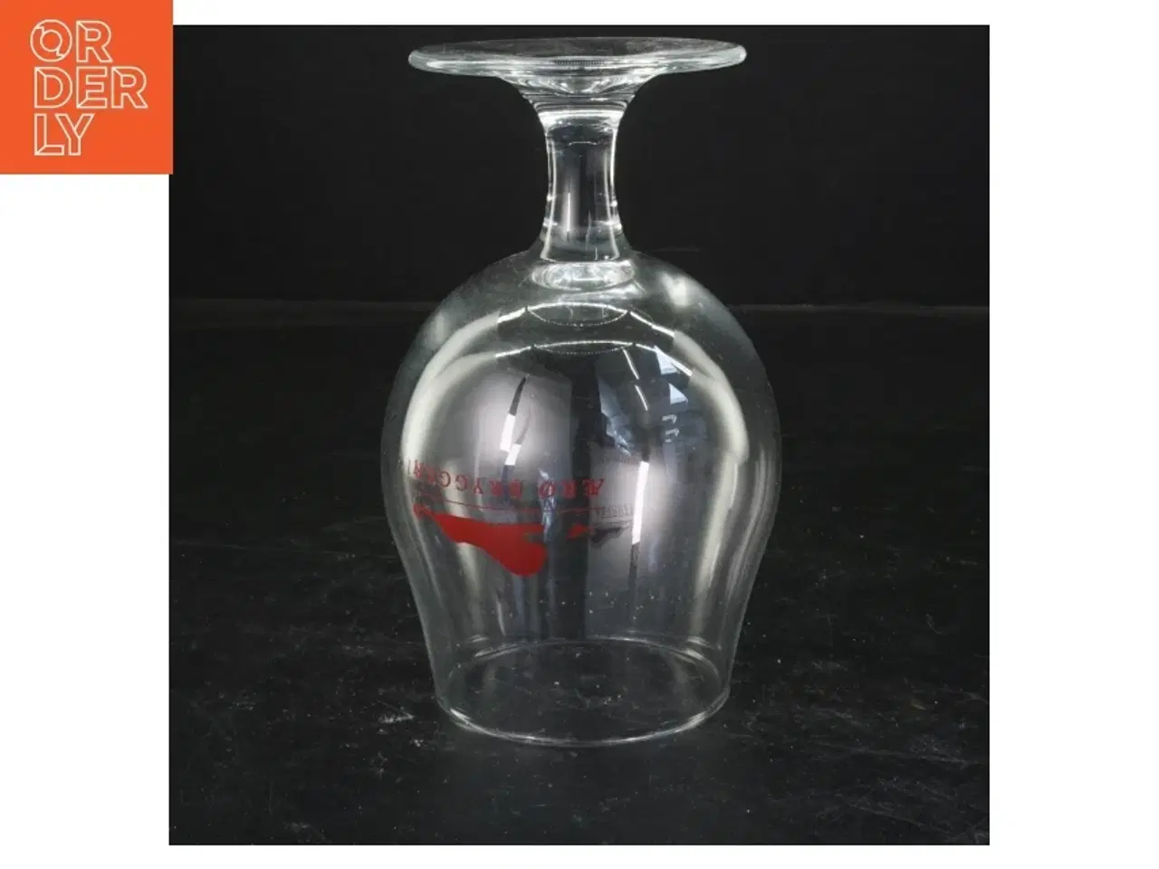 Billede 2 - Glas med logo fra Ærø Bryggeri (str. 15 cm)