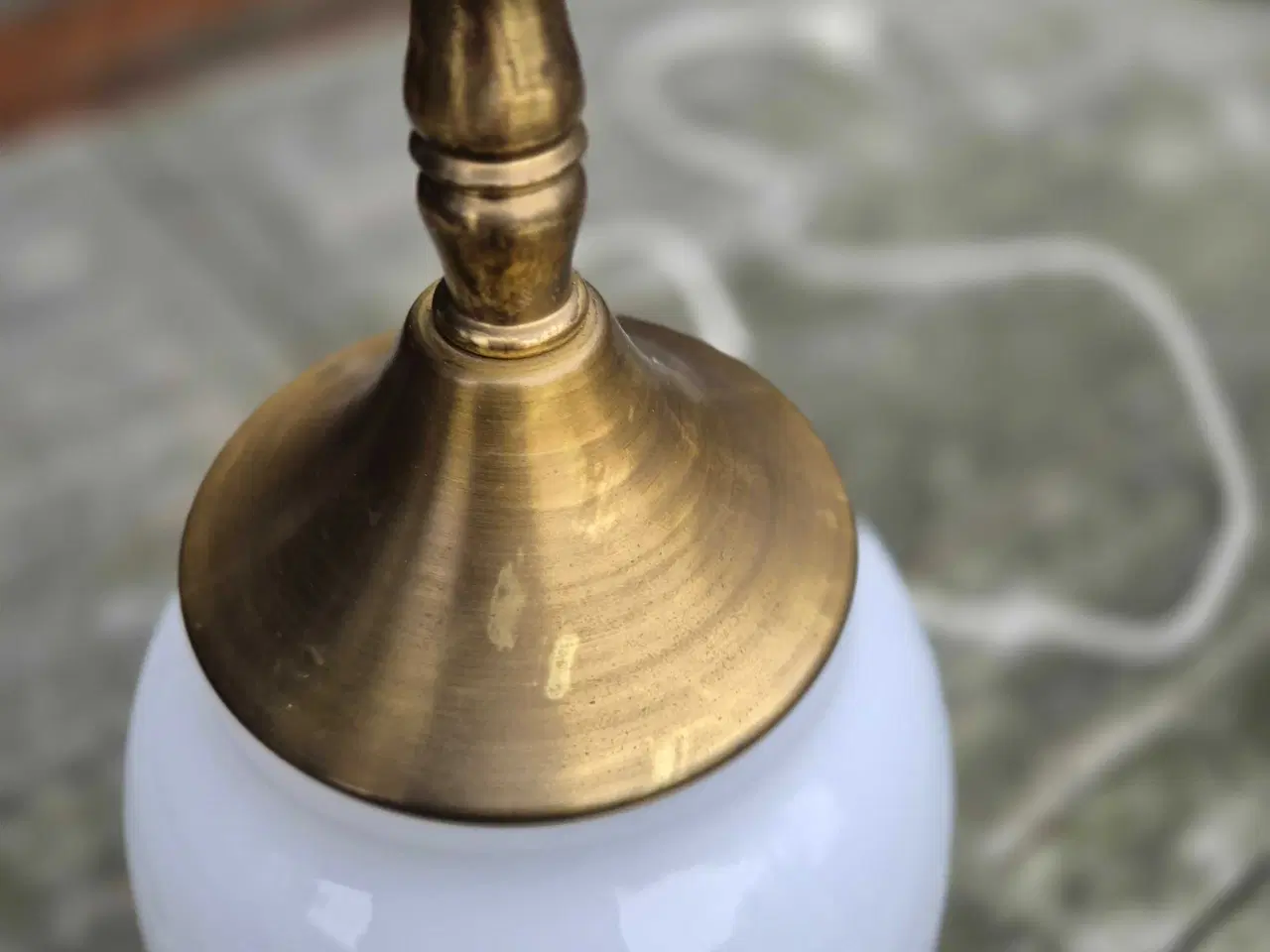 Billede 6 - Sjælden bordlampe fra Lyngby Glas