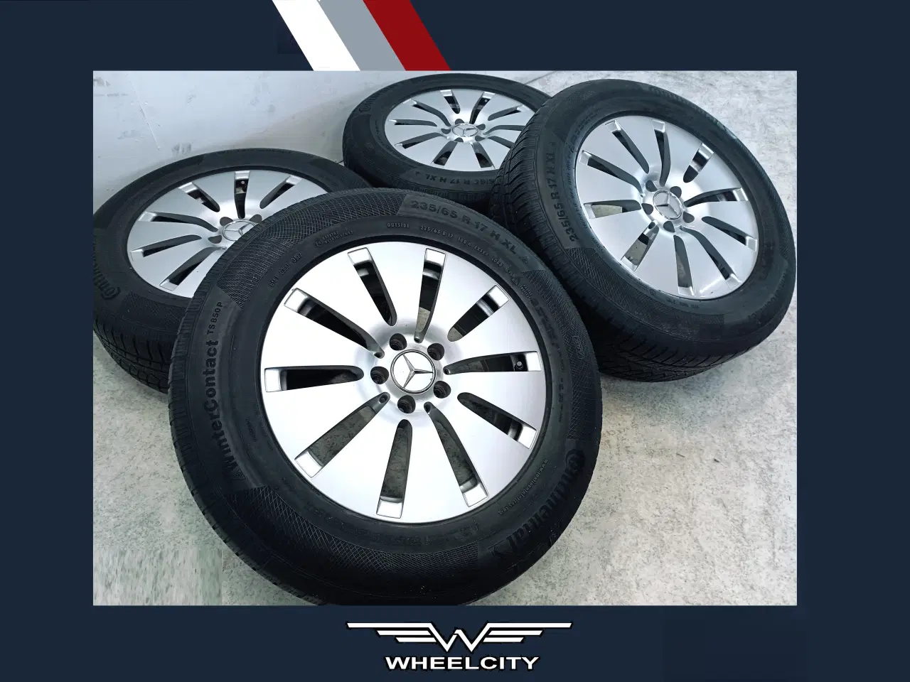 Billede 1 - 5x112 17" ET36 nav 66,6ø MERCEDES fælge inkl.TPMS