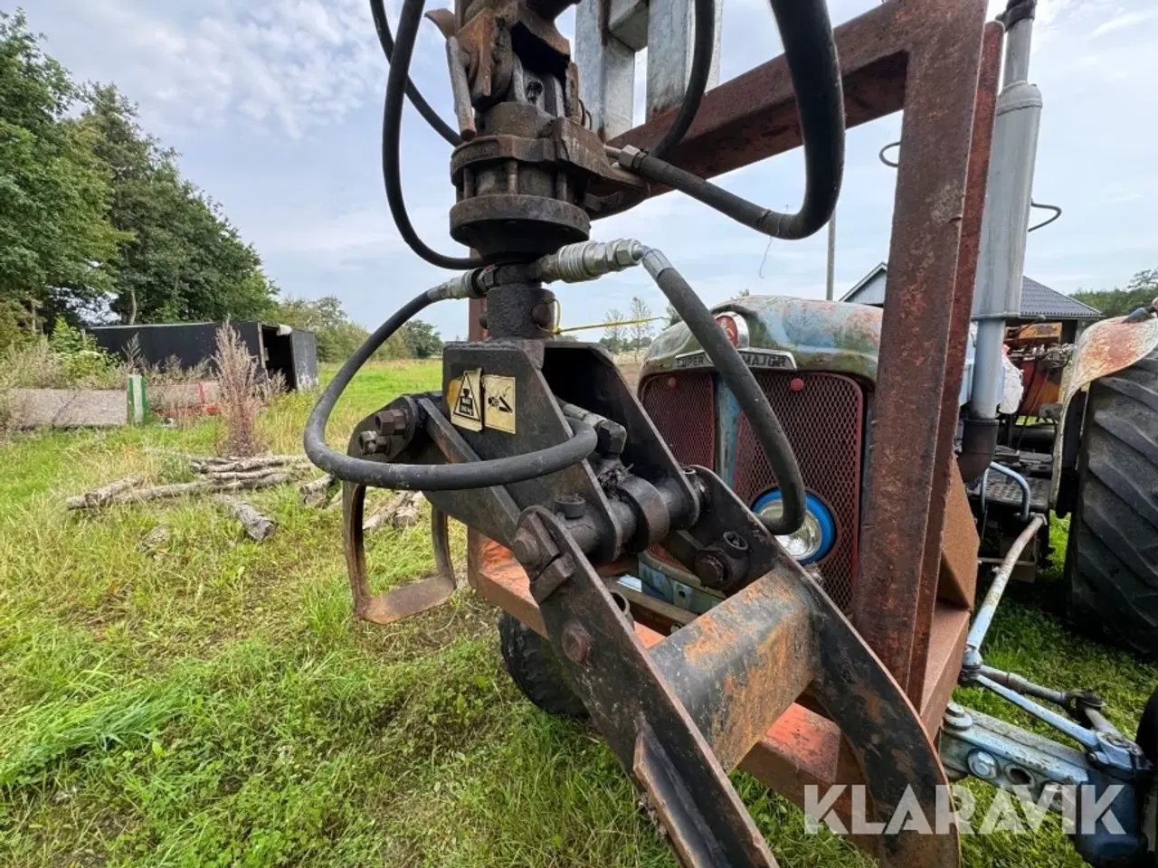 Billede 7 - Traktor Fordson Super Major med kran
