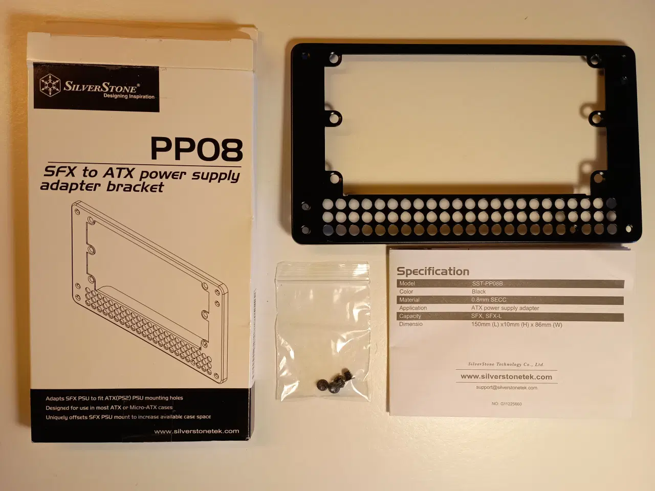 Billede 1 - Silverstone PP08 SFX to ATX power supply adapter 