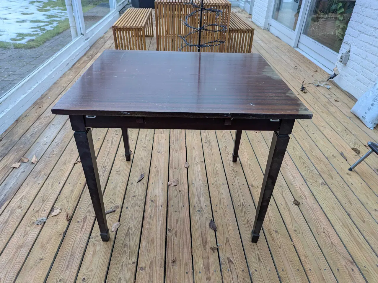 Billede 2 - Gammelt spisebord 