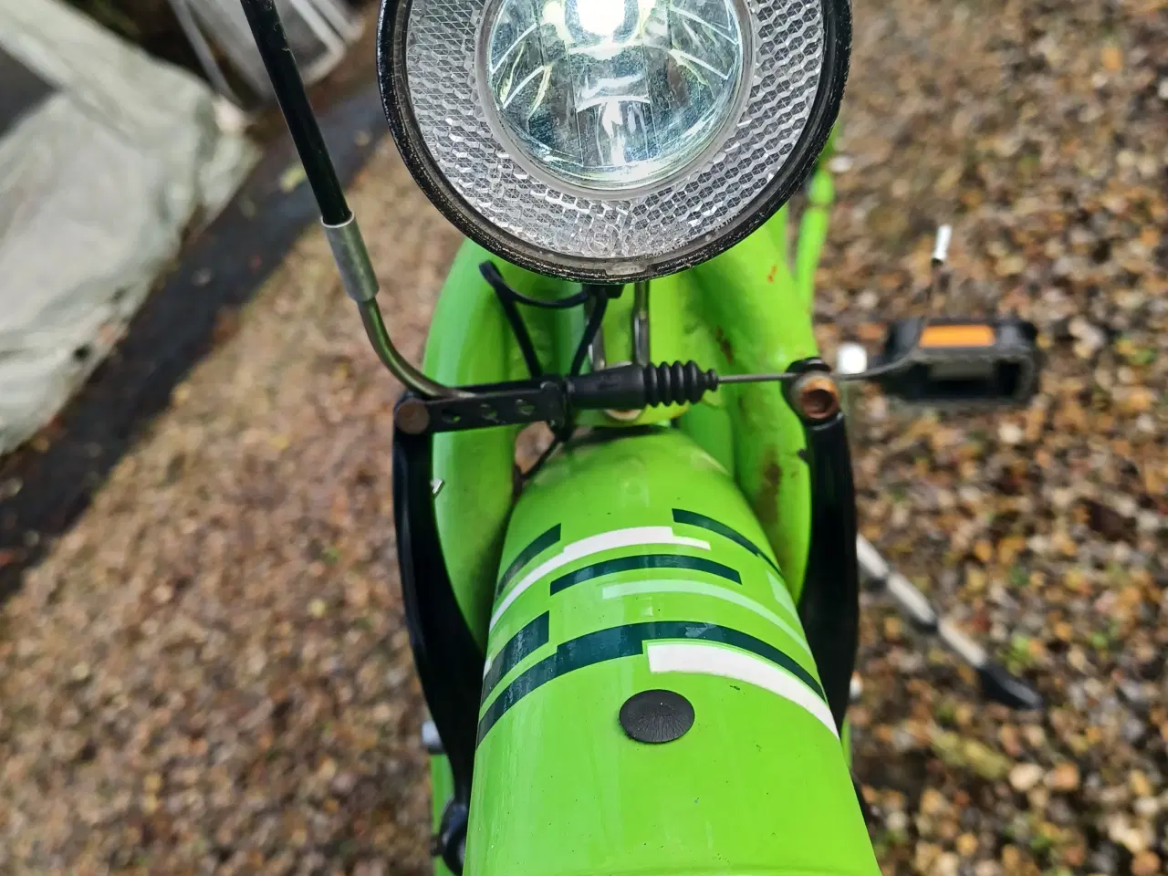 Billede 10 - Damecykel grøn med Dynamo led lys batteri 
