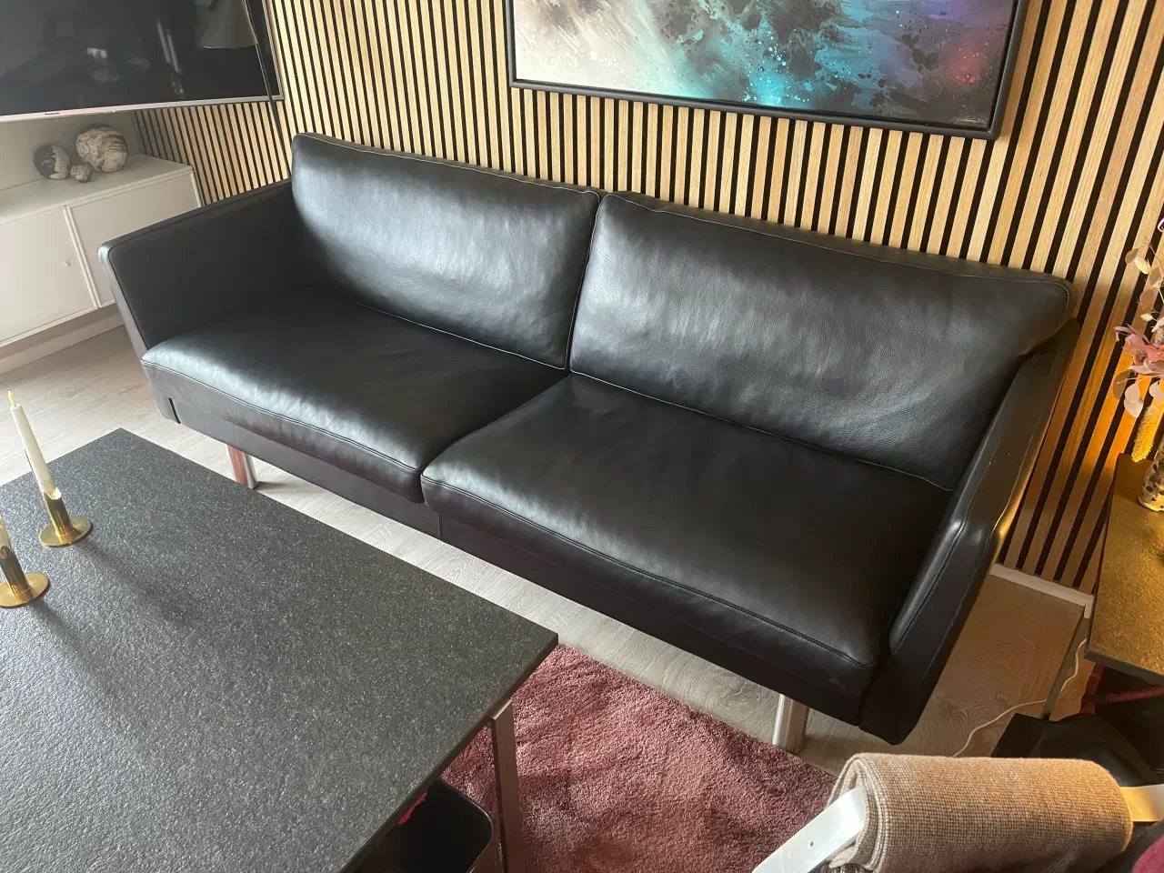 Billede 1 - Sofa i skind