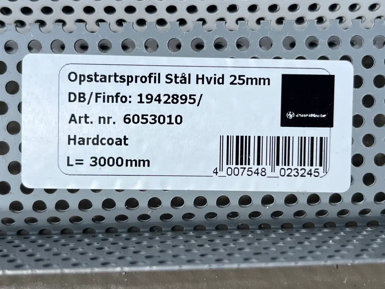 Billede 3 - 9 stk. Hardie Opstartsprofil hvid 25 mm * 3 m
