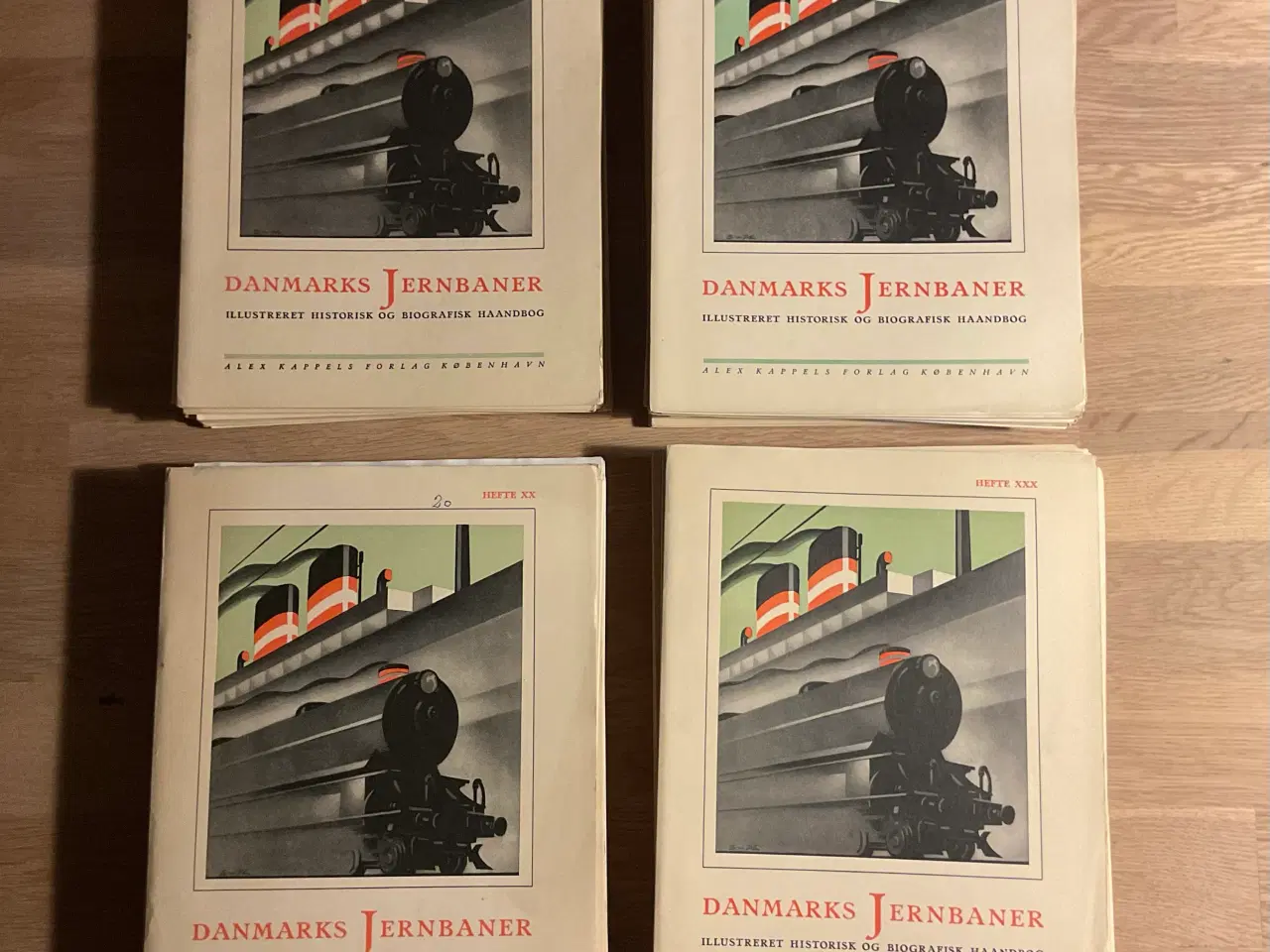 Billede 1 - Danmarks Jernbaner,illustreret håndbog i hæfteform