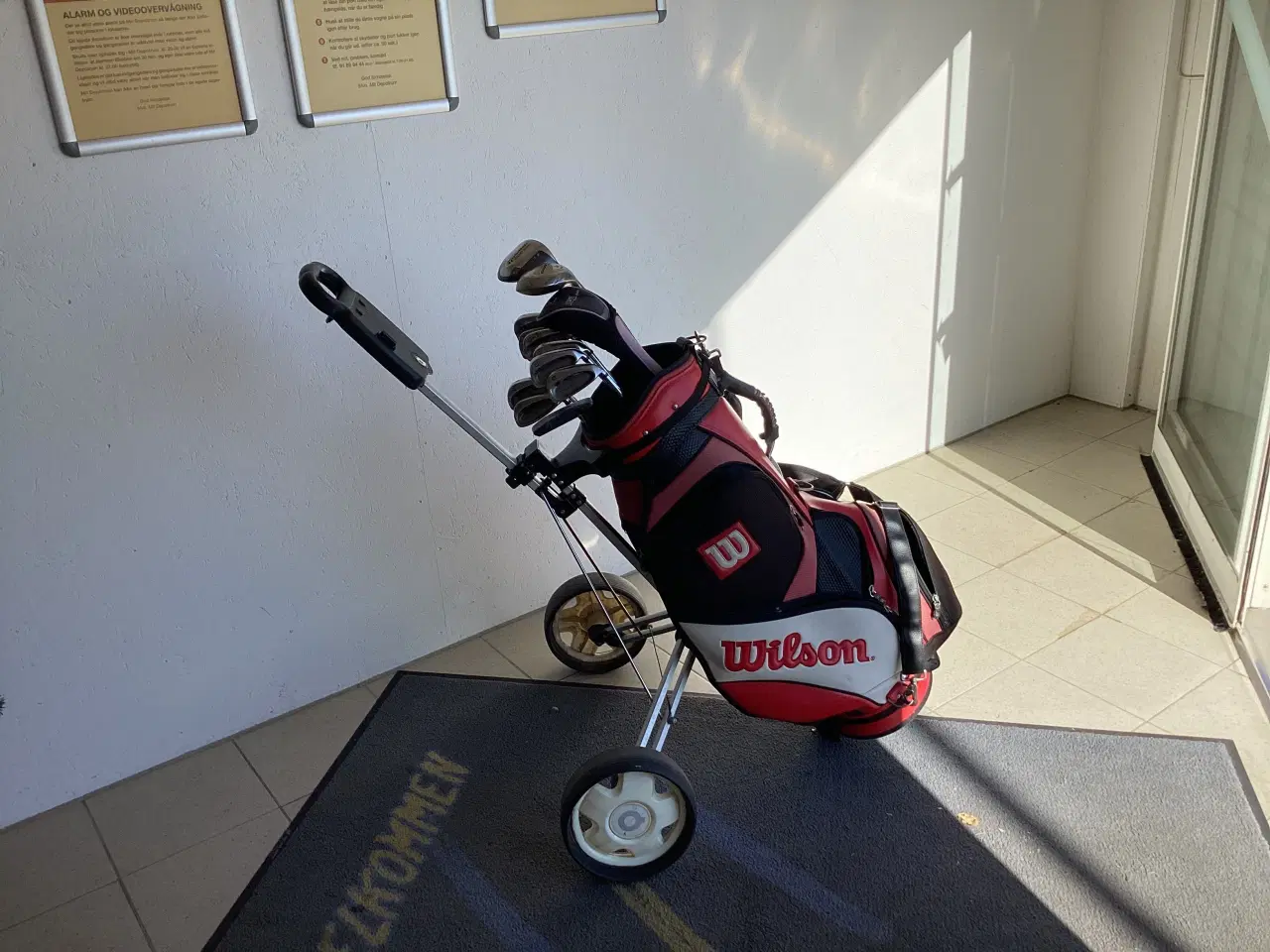 Billede 3 - GOLFSÆT . VOGN, BAG, KØLLER/JERN