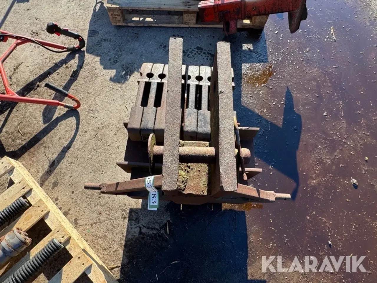 Billede 5 - Vægtklods FIAT 320 kg i alt