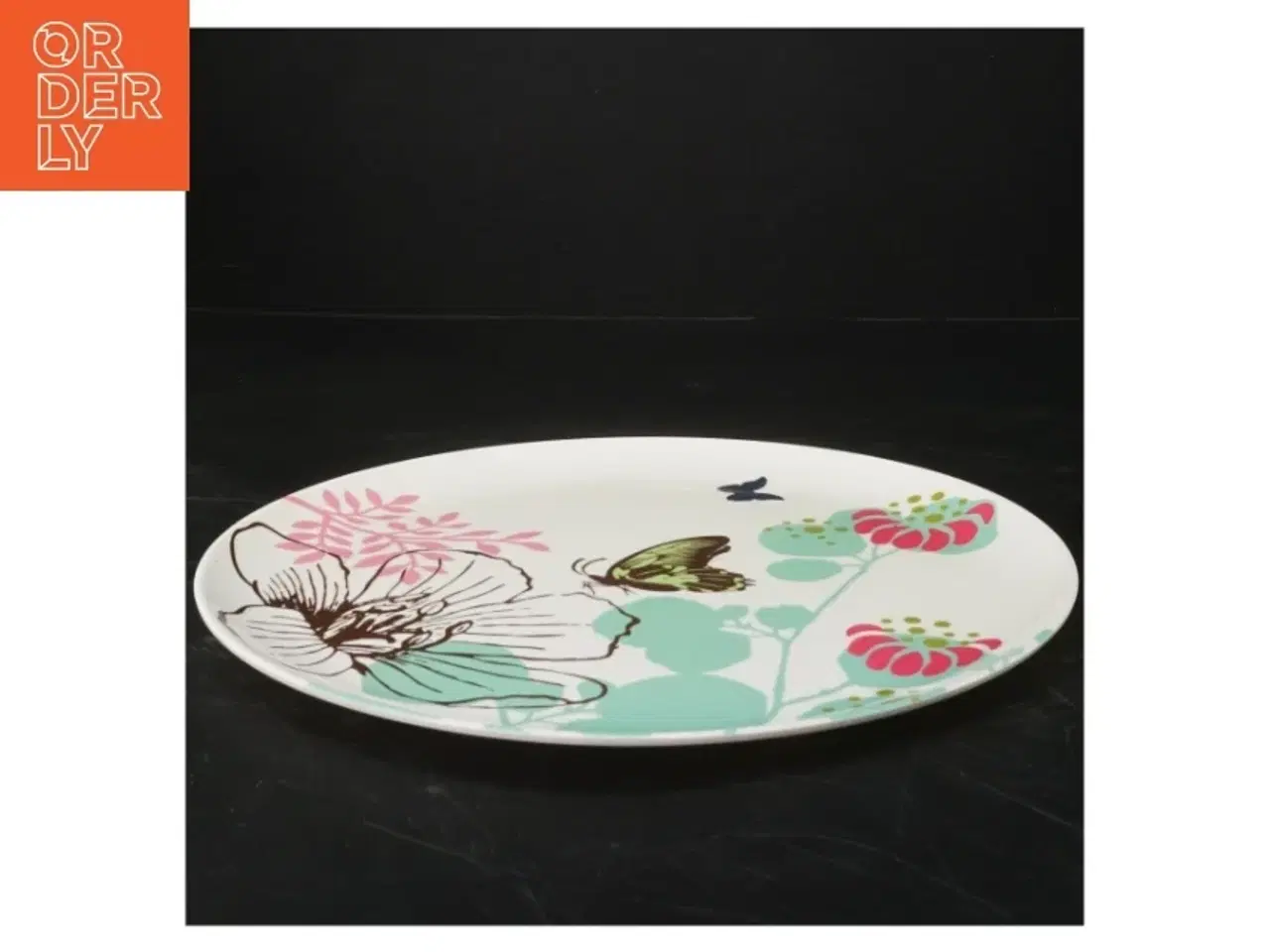 Billede 3 - 4 laminat  tallerkener (str. Ø. 28 cm. 4 styk)