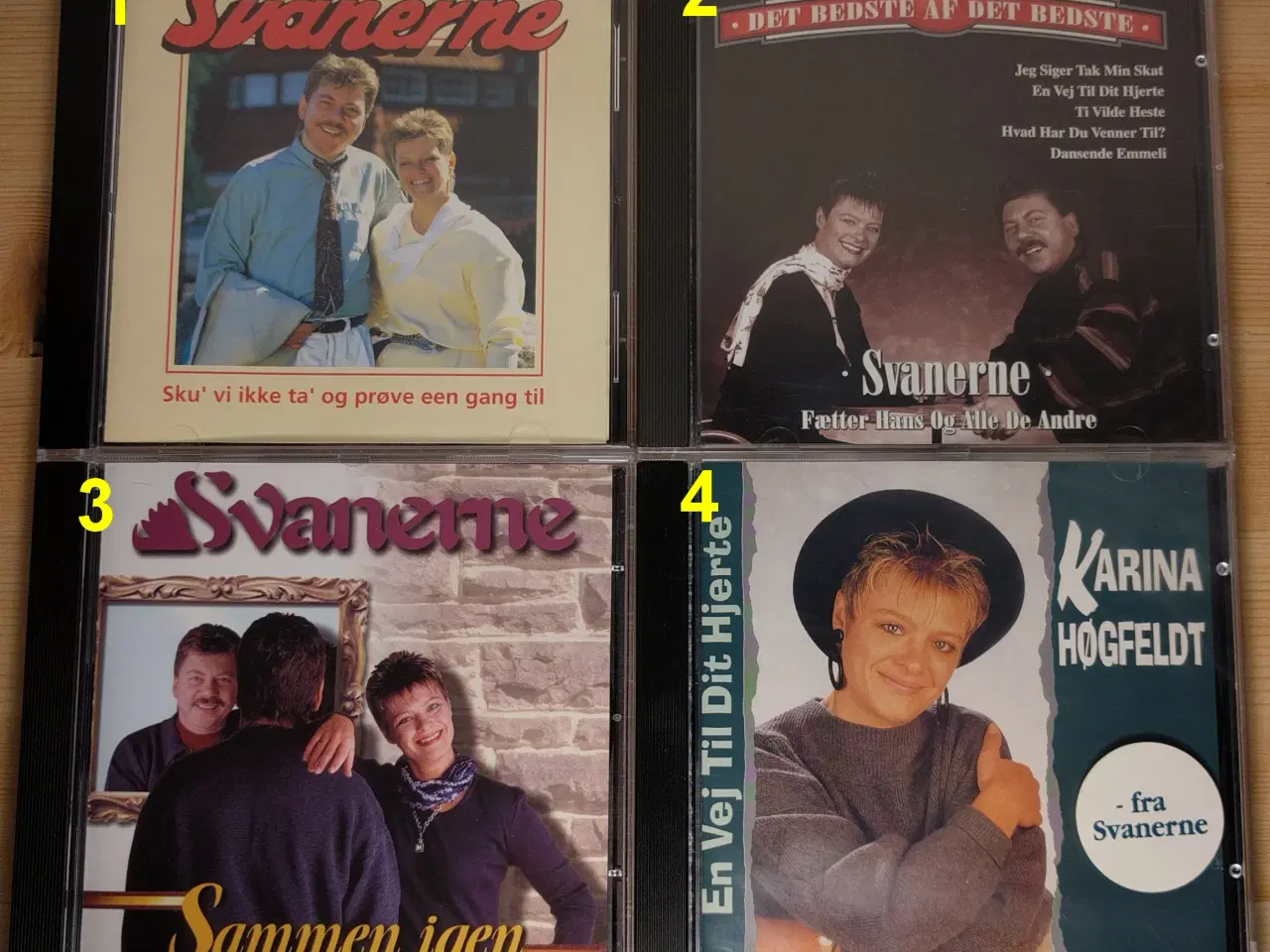 Billede 1 - Svanerne / Karina Høgfeldt CD'er: 4 Titler