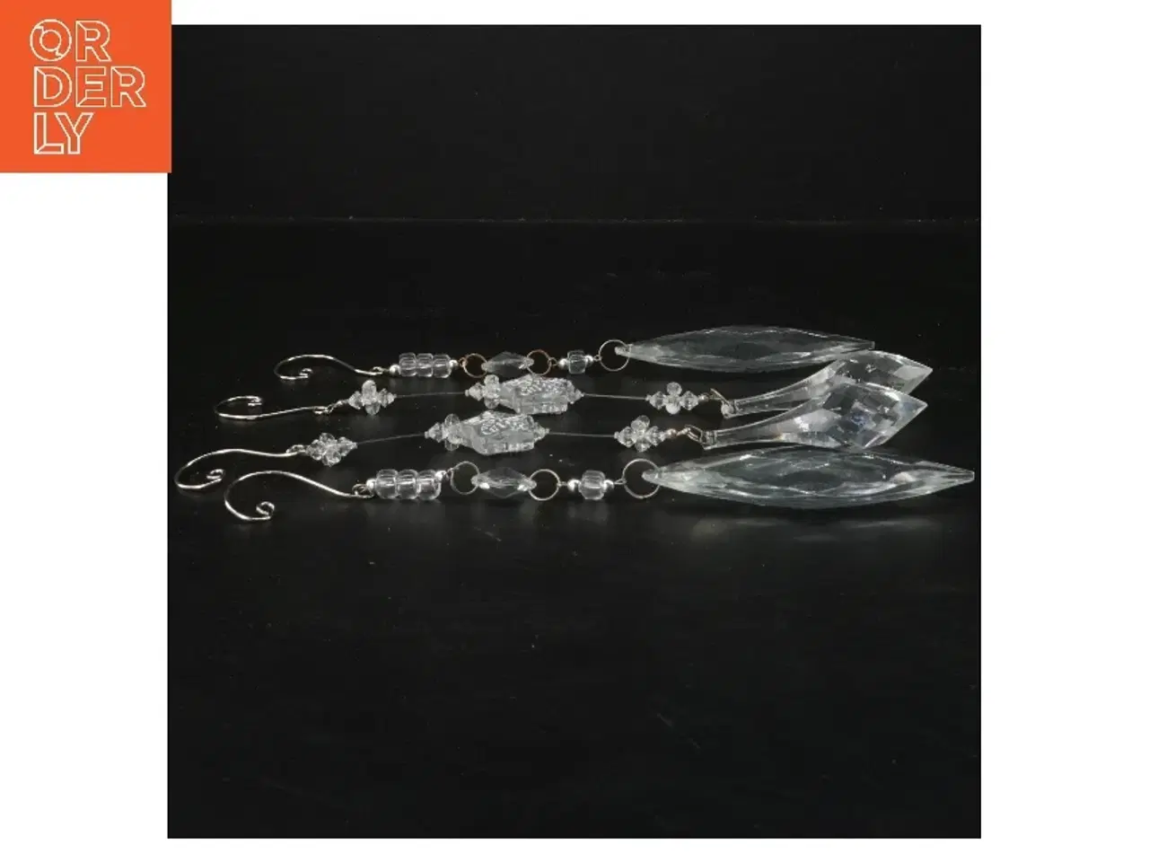 Billede 2 - Glas ophæng med perler (str. 24 cm)