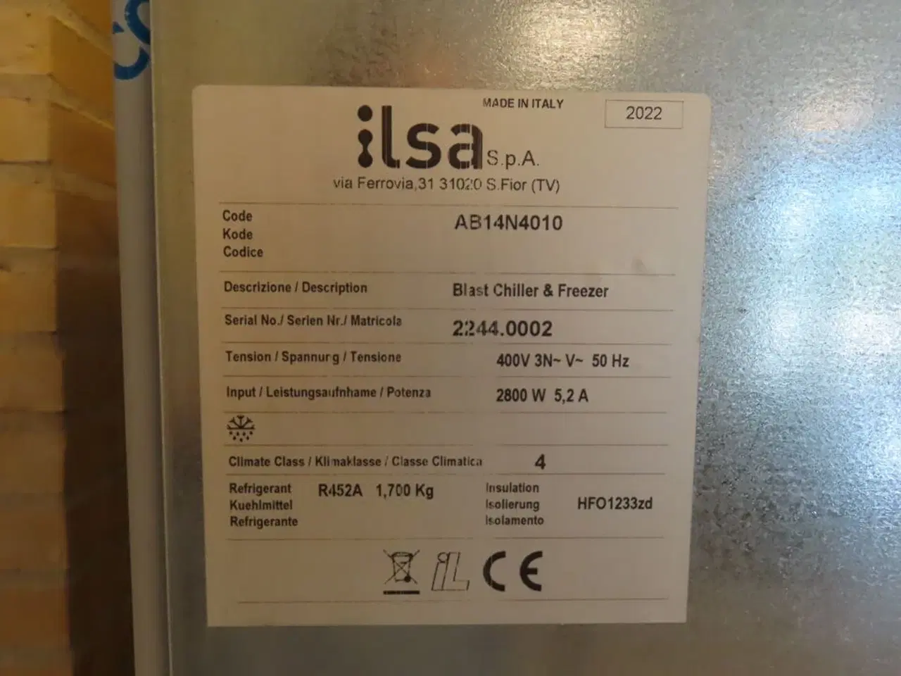 Billede 8 - Chockfryser ILSA AB14N4010