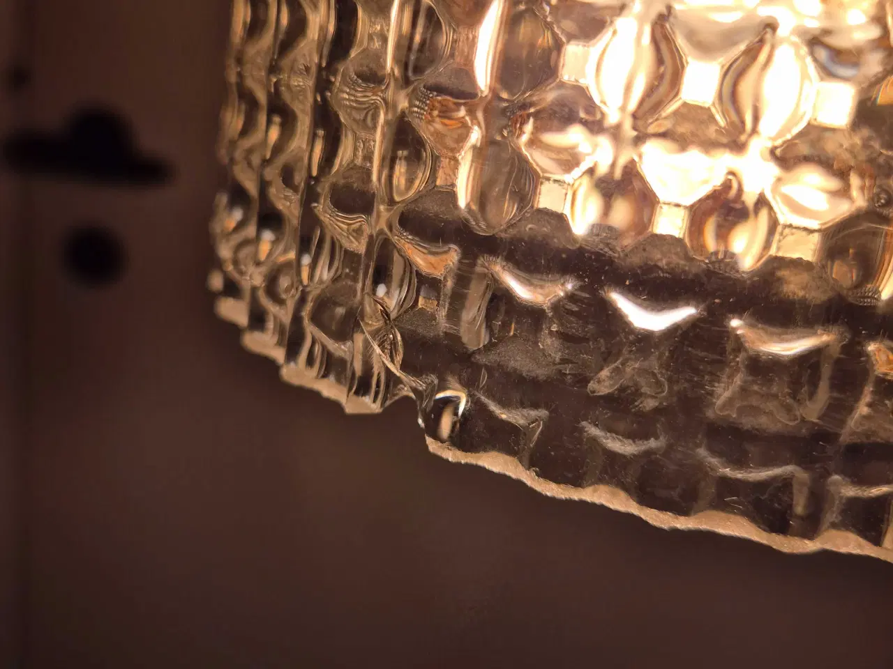 Billede 8 - Retrolampe i glas og teak