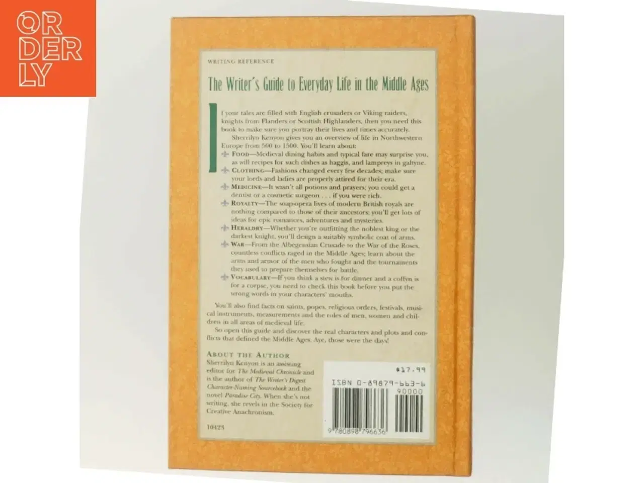 Billede 3 - The Writer&#39;s Guide to Everyday Life in the Middle Ages af Sherrilyn Kenyon (Bog)