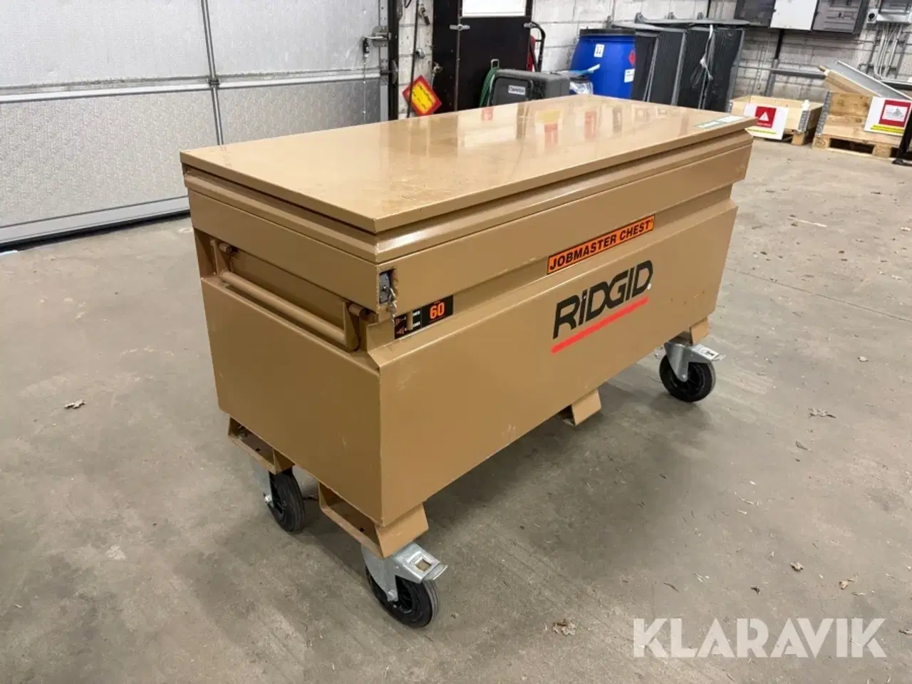 Billede 3 - Opbevaring/værktøjs kasse Rigid 60R med lås og nøgle