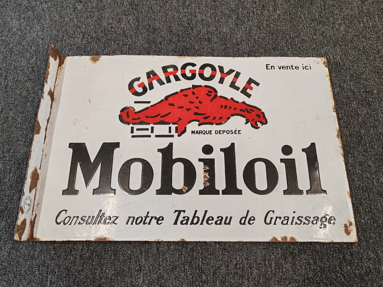 Billede 1 - Mobiloil skilt