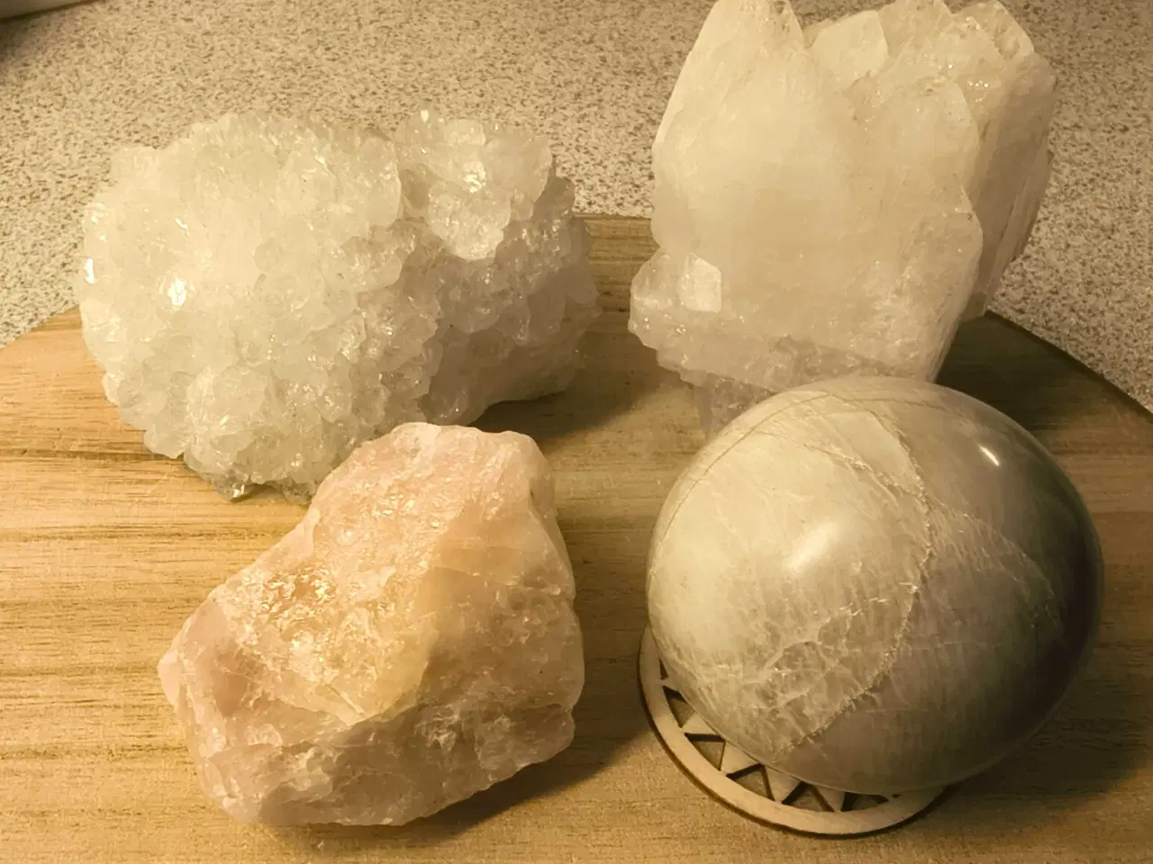 Billede 1 - Krystalsæt, 4 stk. 