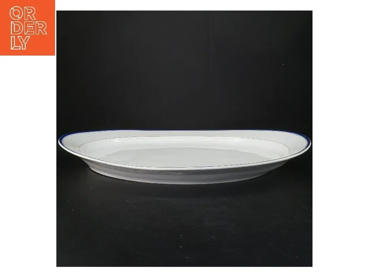 Billede 1 - Stort hvidt serveringsfad (str. 41x55 cm)