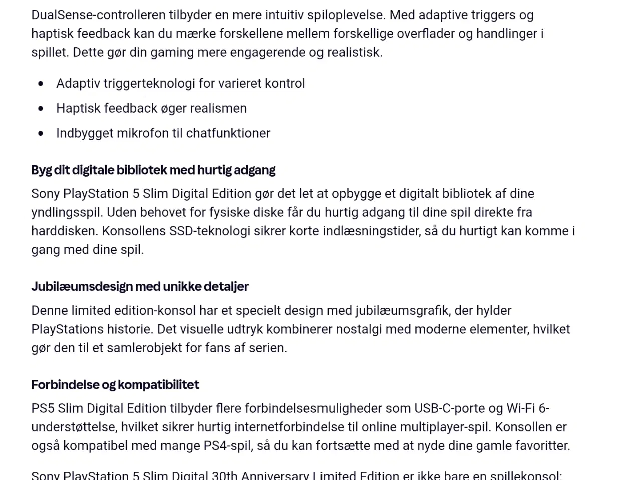 Billede 4 - PlayStation 5 30th Anniversary Limited Edition 