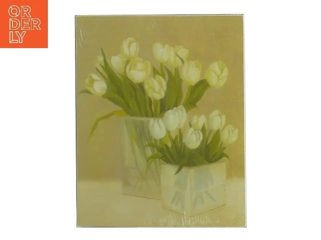 Billede 1 - Dekorativt maleri med blomstermotiv