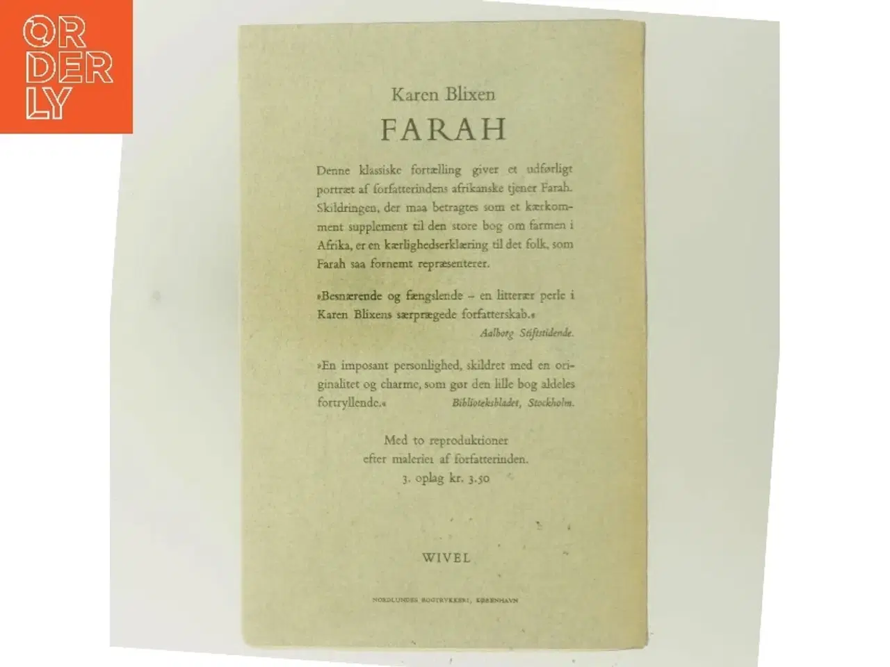 Billede 3 - Karen Blixen og Marionetterne af Aage Henriksen (Bog)