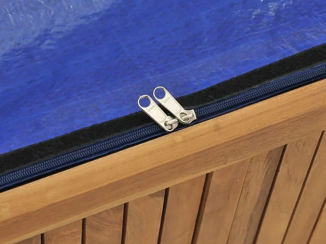 Billede 9 - Opbevaringsboks til haven 150x50x55 cm massivt teaktræ