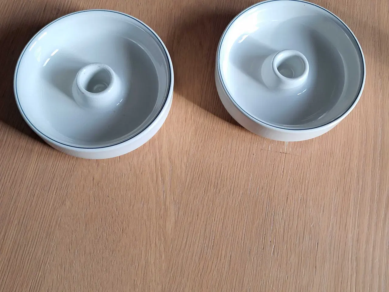 Billede 1 - Kgl.porcelæn blåkant lysestager 