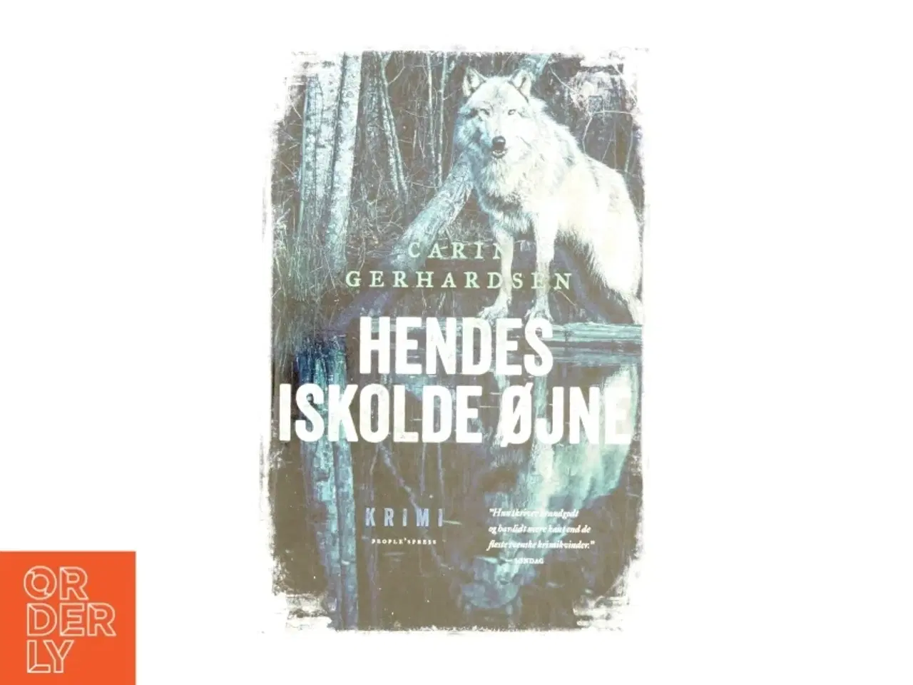 Billede 1 - Hendes iskolde øjne : kriminalroman af Carin Gerhardsen (Bog)
