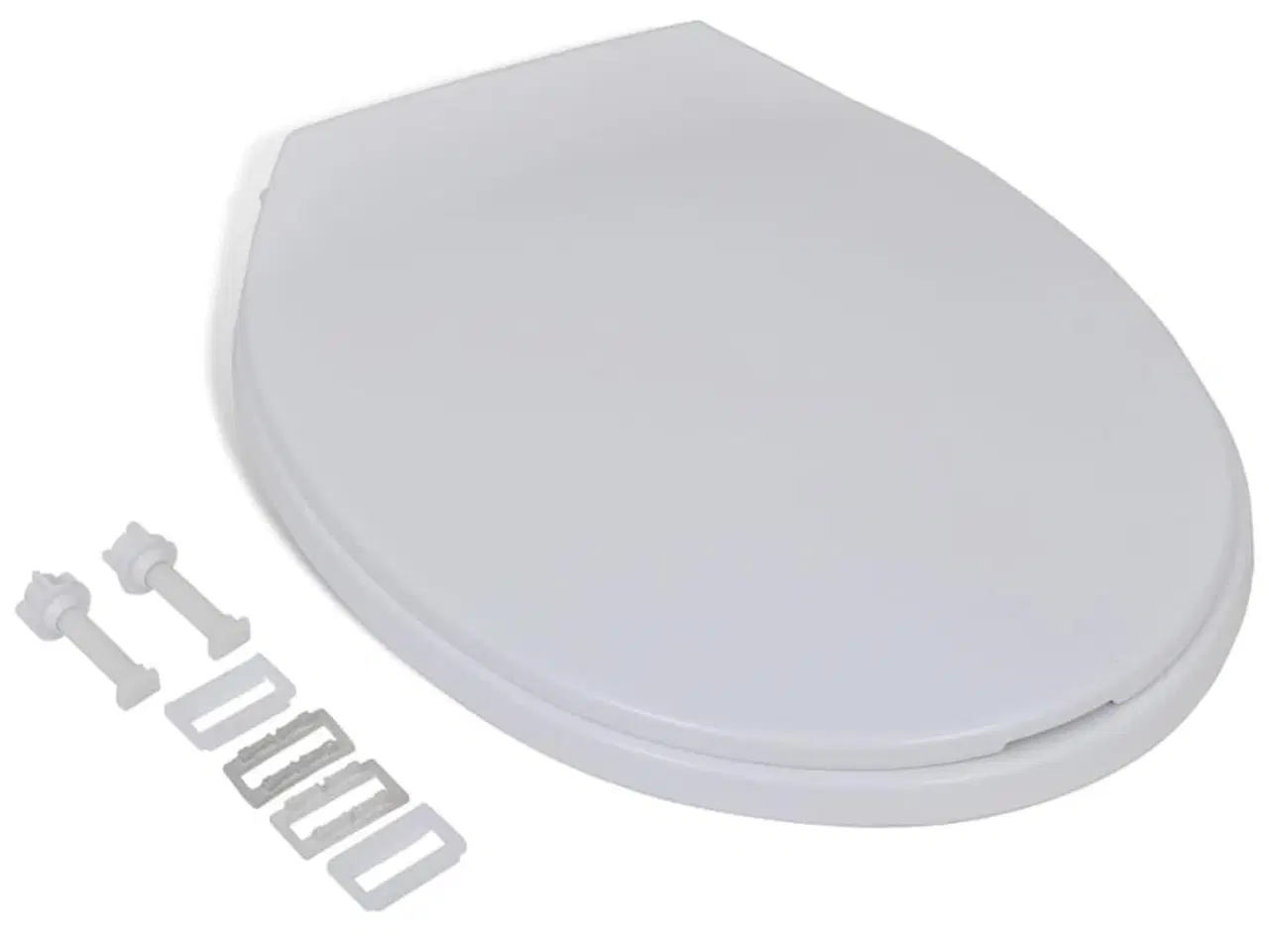 Billede 2 - Soft close-toiletsæde oval hvid